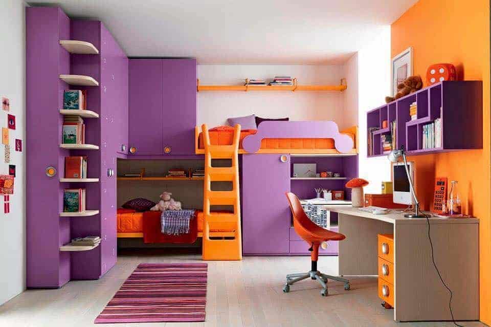 غرف نوم اطفال مودرن و اكثر من 150 تصميم ديكور حديث لغرف الاولاد و البنات