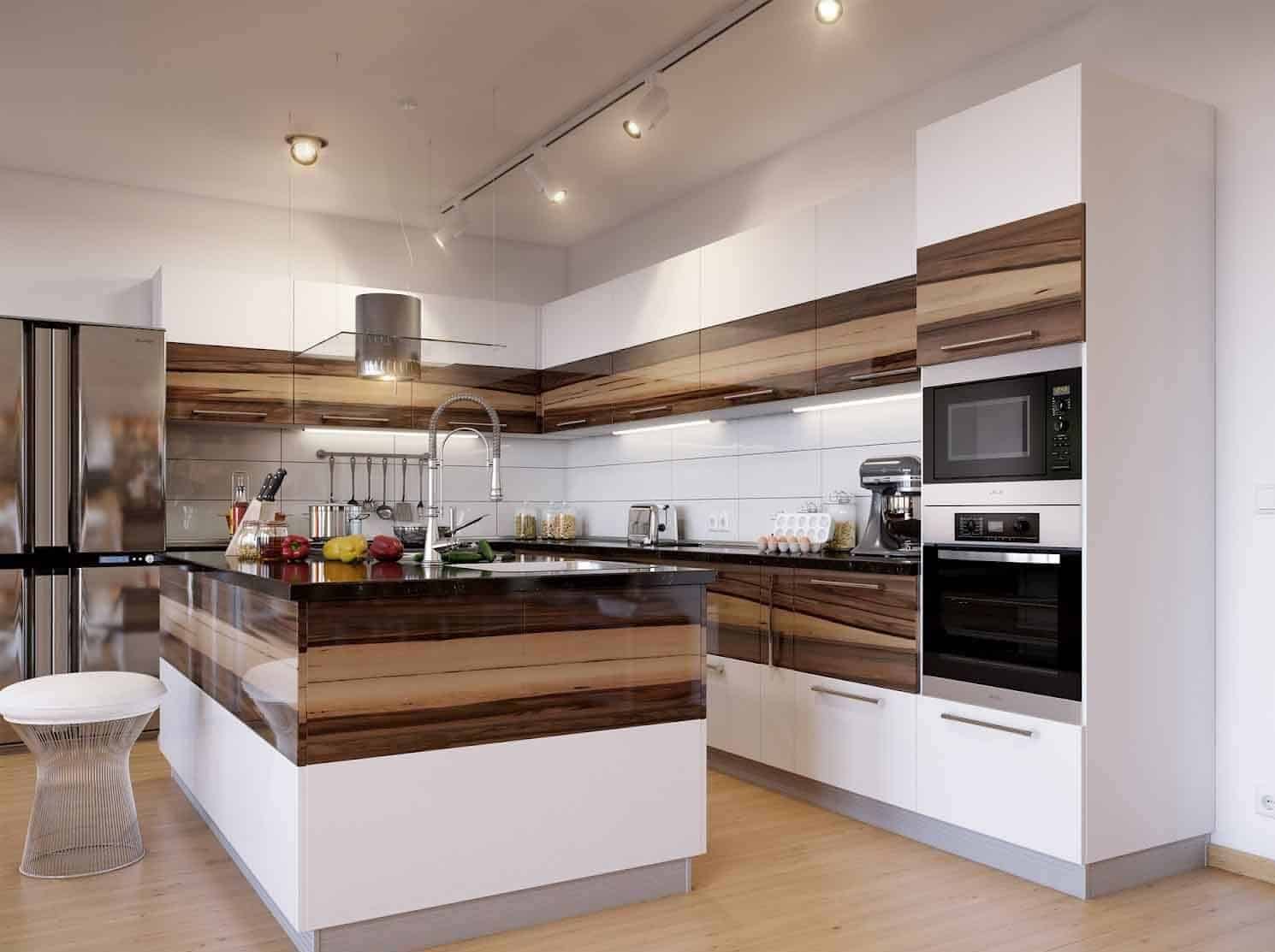 مطابخ مودرن بمفهوم تصميمي جديد لما بعد الحداثة Ultra Modern Kitchens